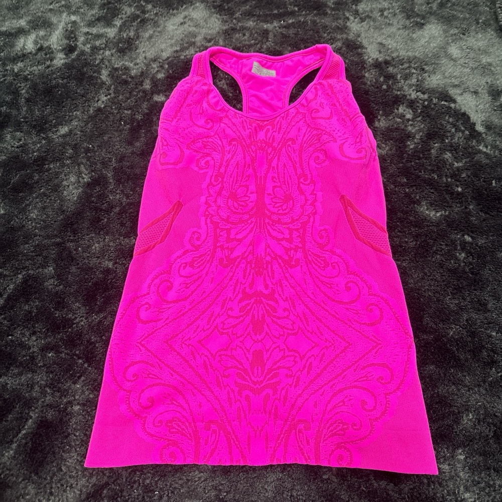 Athleta Bright Pink Activewear Top